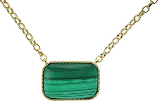 "Emerald Road" Malachite Necklace