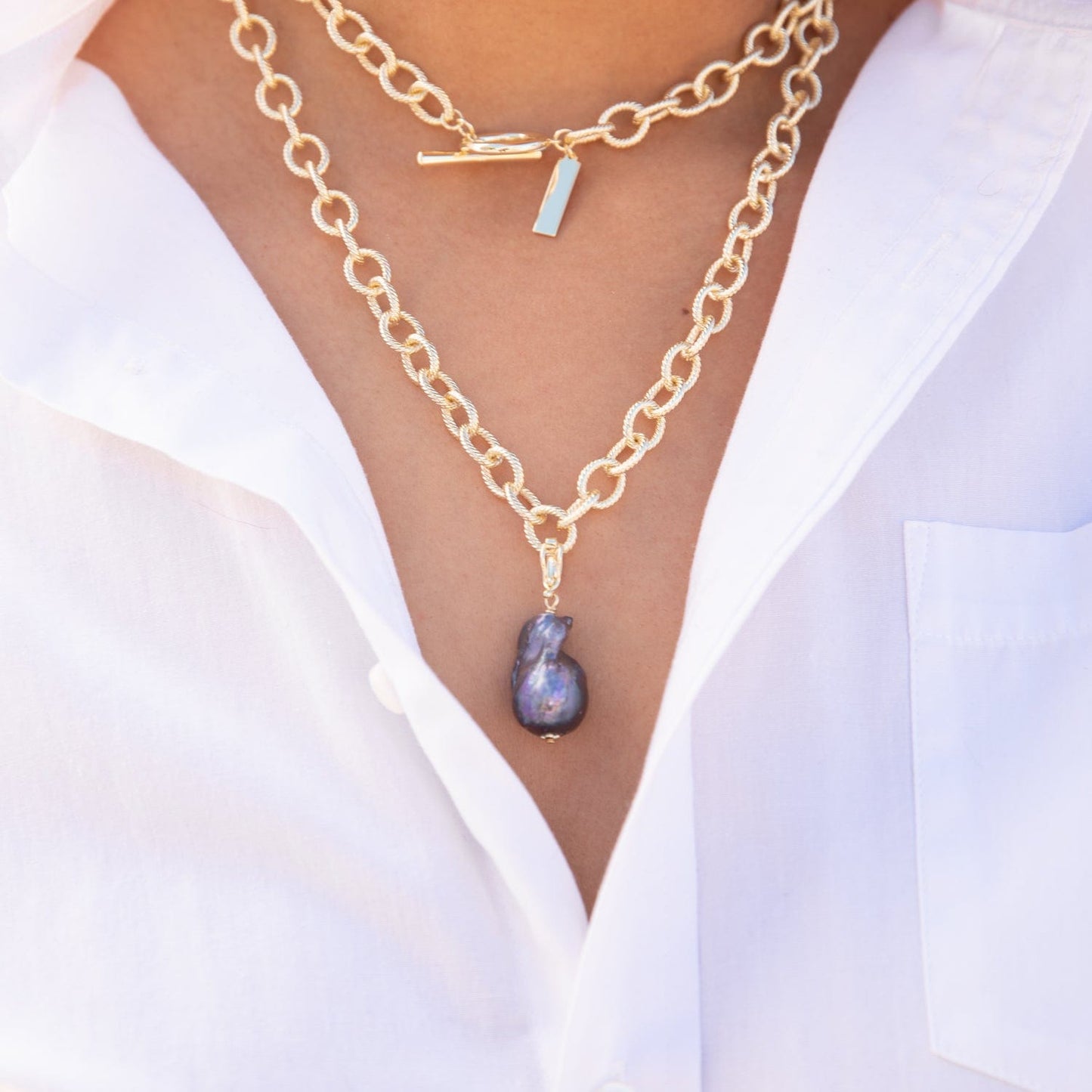 "Baroque Pearl" Necklace